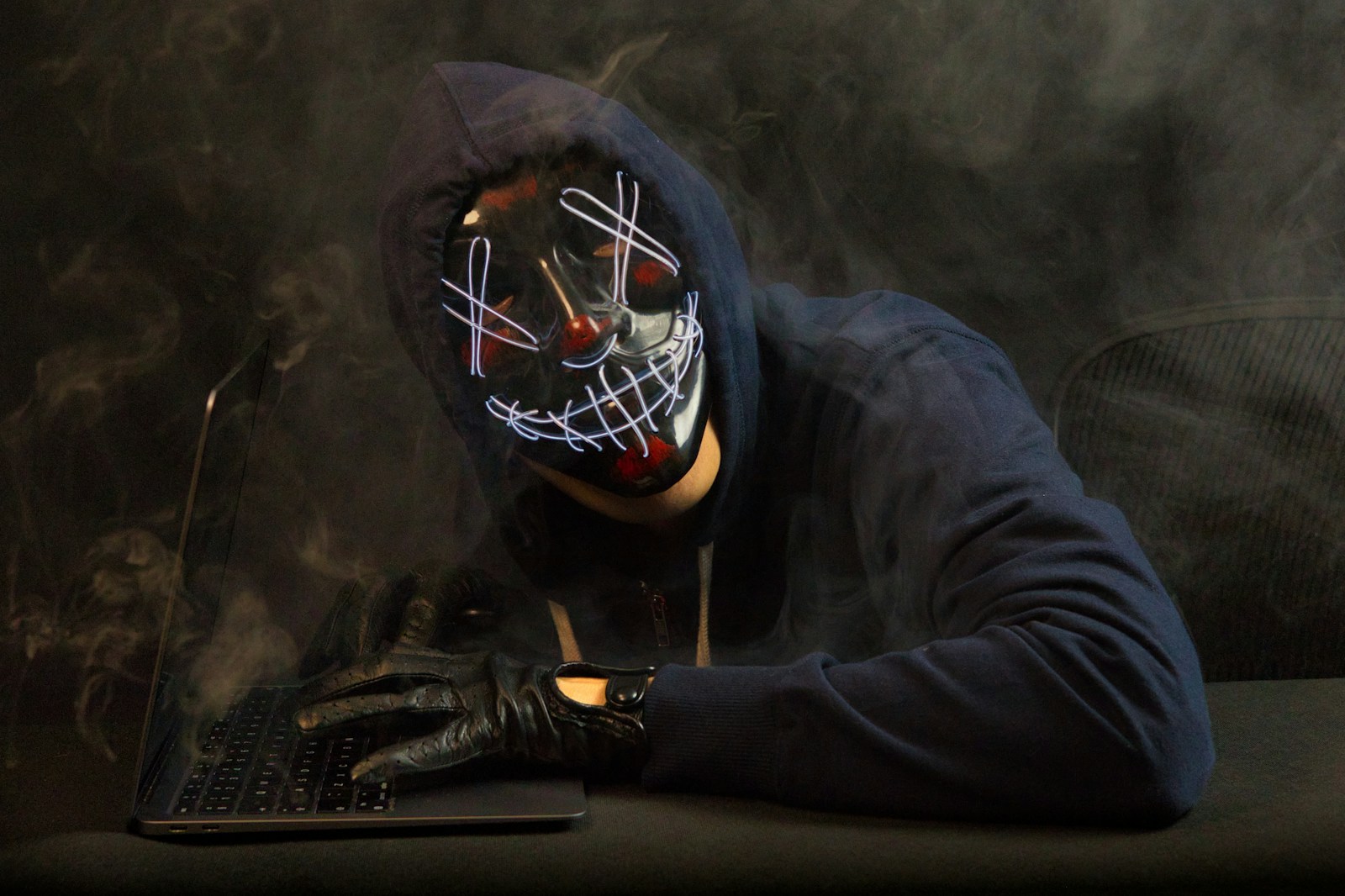 Halloween hacker stock photo :)