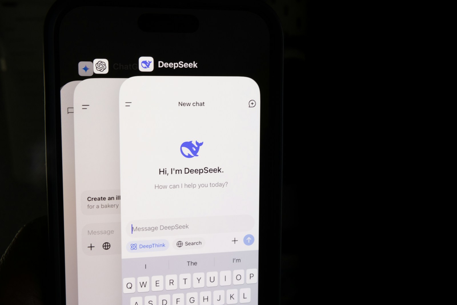 I'm DeepSeek. How can I help you today?