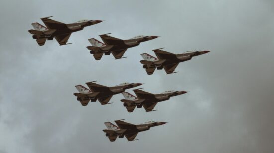 USAF Thunderbirds Fly-by