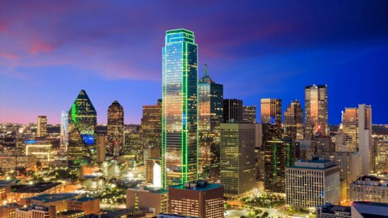 Clean and nice photo of the nice city which is Dallas, Texas!